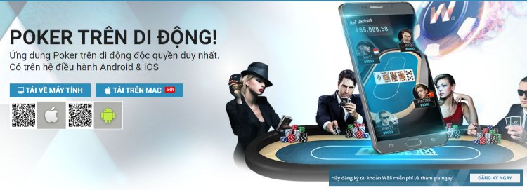 ứng dụng poker w88